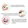 Magic Rainbow Puzzle Ball Cube Speed Ball Fun Stress Reliever Fidget Ball Toy Christmas Stocking Stuffers for Kids And Adults 4