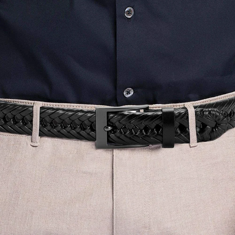 Männer Gürtel Hohe Qualität Echtes Leder LANGE Große Pin Schnalle Metall Automatische Schnalle Hohe Qualität Casual für Jeans Frauen Strap – Detail 12