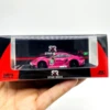 SR 1:64 STAR RACE 911 GT3 pink/green alloy car model 5