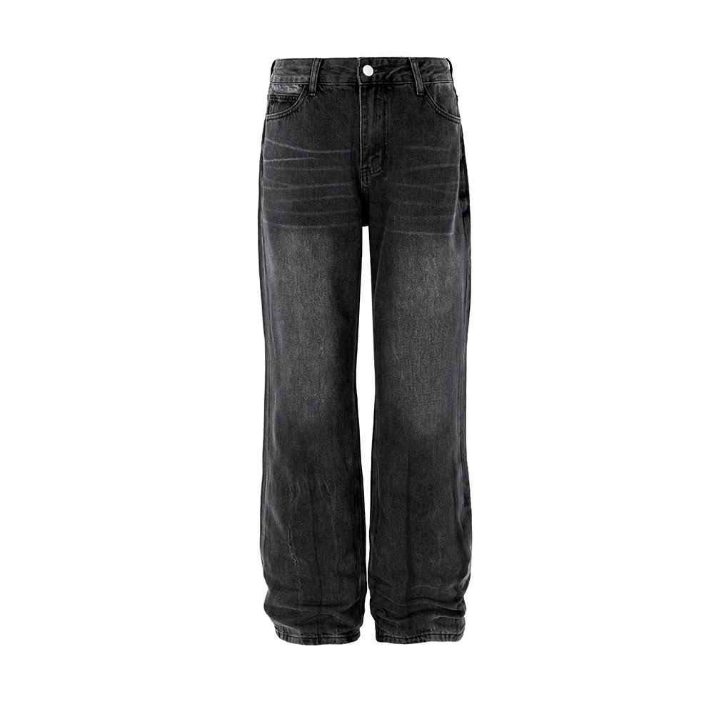 

Harajuku Washed Vintage Ripped Baggy Y2K Jeans Pantsfor Men and Women Straight Loose Denim Trousers Streetwear Oversize Cargos