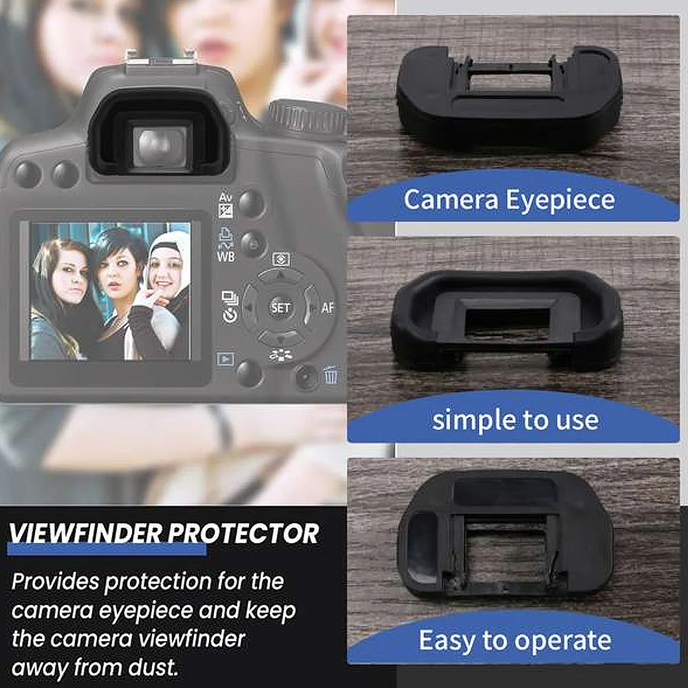 Camera Eyepiece Eyecup 18Mm Eb Replacement Viewfinder Protector Canon Eos 80D 70D 60D 77D 50D 5D 5D Mark Ii 6D 6D Mark Ii camera viewfinder accessories