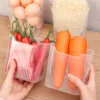6/1PCS Fridge Door Organizer Box Fruits Food Preservation Box Space-Saving Refrigerator Storage Case Kitchen Snacks Containers 5
