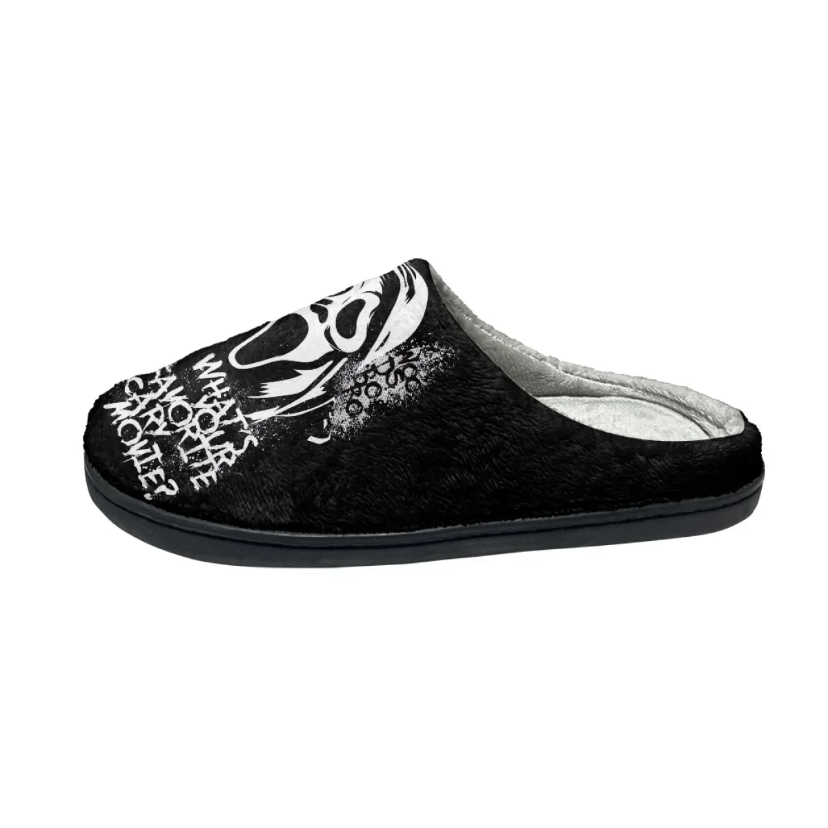 Casual Women Flats Home Slippers Horror Indoor Couple Cotton Slipper Dropshipping Autumn Winter Warm Cozy Non-slip Men Footwear