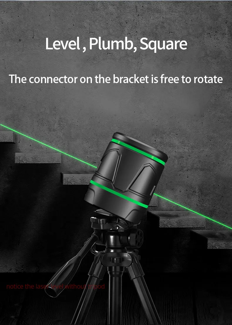 Sndway nível laser 2 linha vertical ferramenta