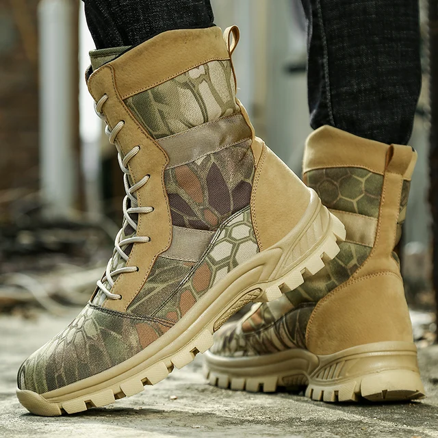 Men's Camouflage Non-Slip Boots 2