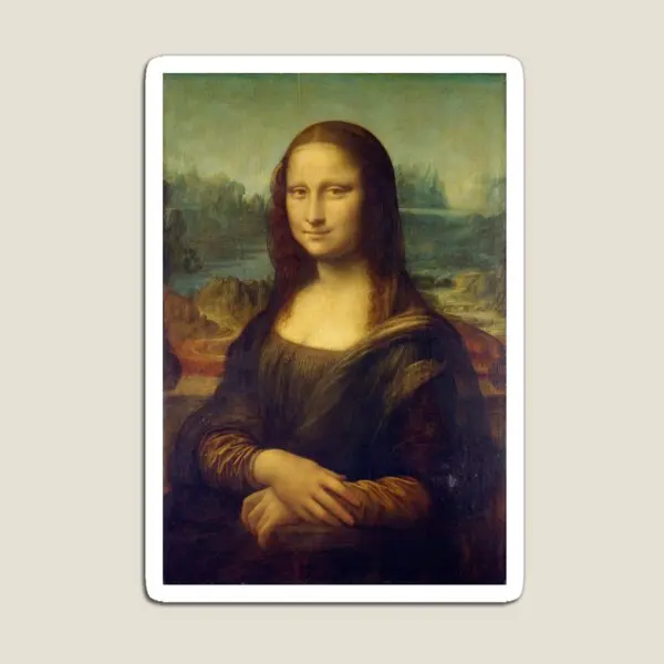 Mona Lisa Joconde Magnet Funny Kids Colorful Children Magnetic Holder Stickers Decor Baby Toy Fridge Organizer Cute Home