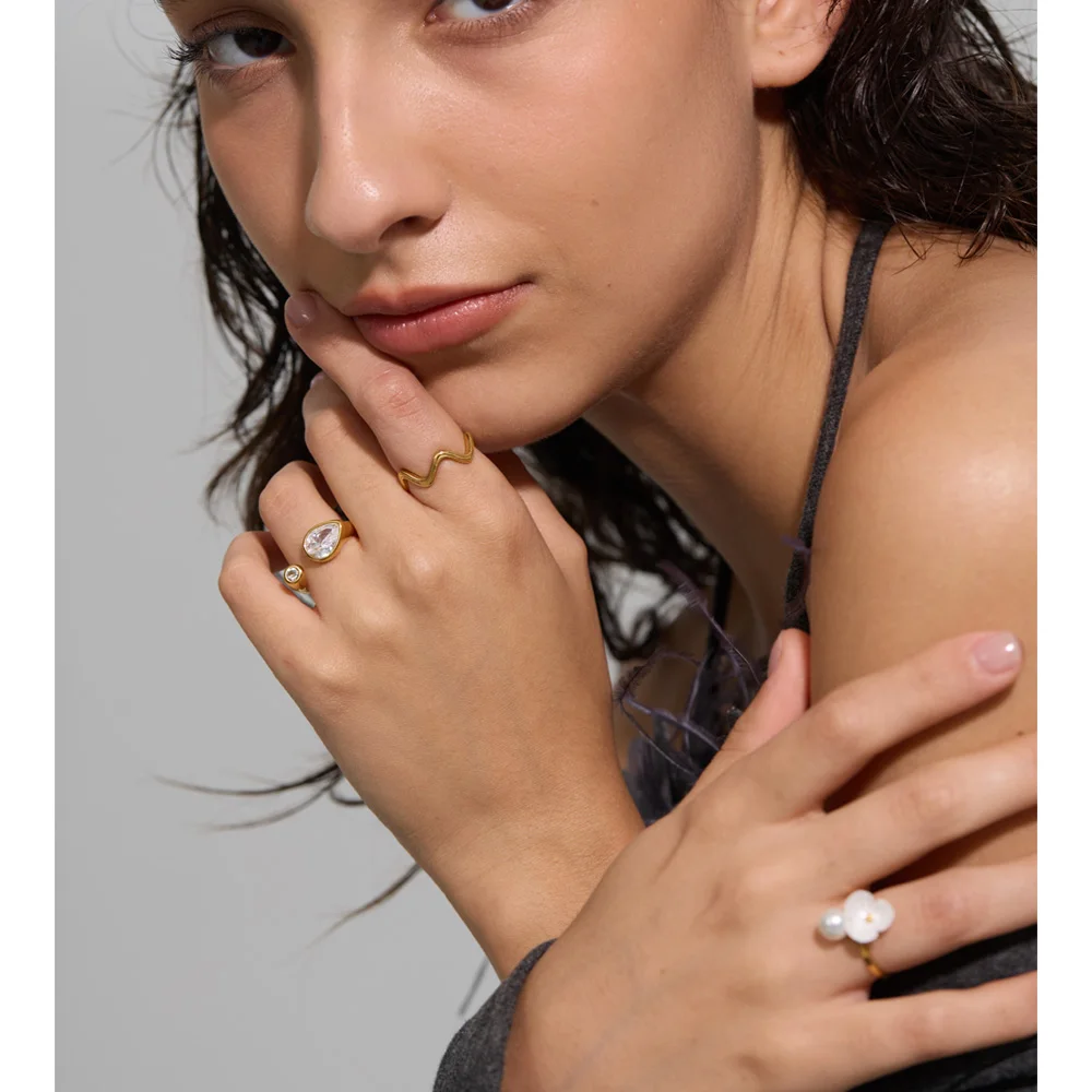 Yhpup Minimalist Finger Ring Size 678