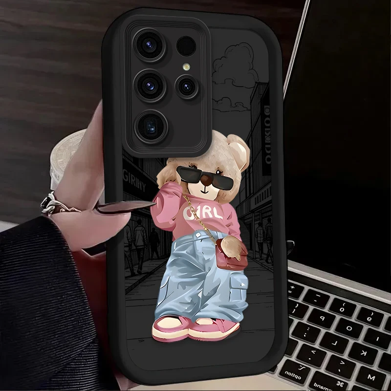 Chic Bear Design Phone Case - Cute and Stylish Protective Cover