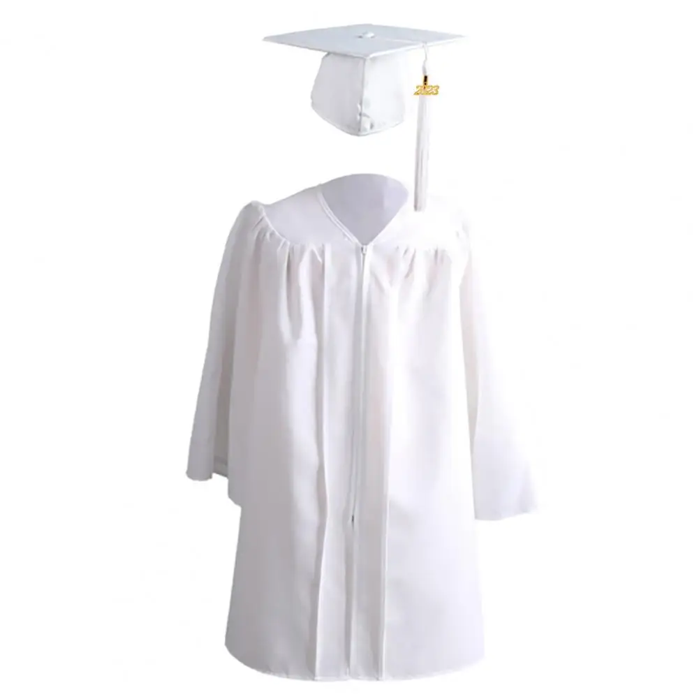 Kids Graduation Cap Gown Kindergarten Children Toddler Graduation Clothing Suit Primary Cap Gown Ceremony Outfit