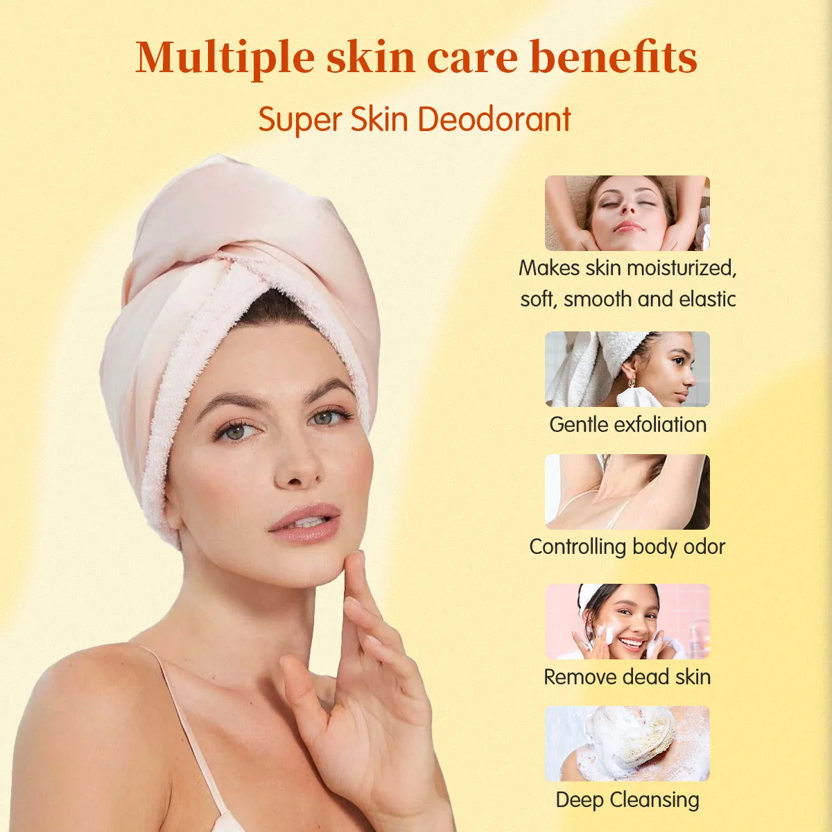 Persimmon Soap Bar Body Odor Control Purifying Deodorizing Face Body Wash Eliminating Odor Great Skin