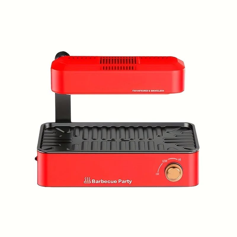 BBQ machine 1pc explosion, European standard spot CE report, portable electric baking pan, smokeless at home 4