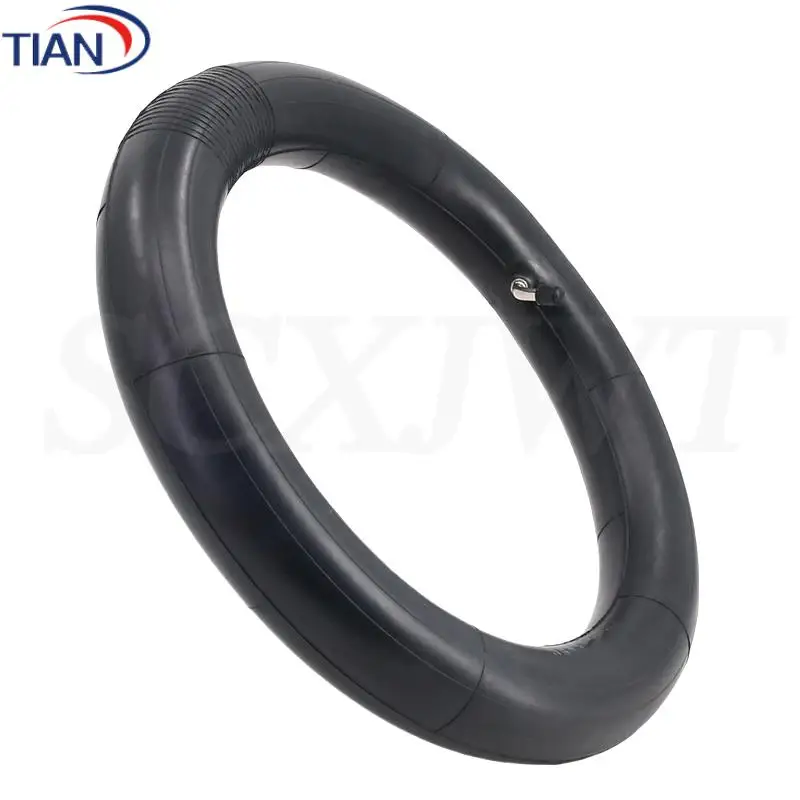 Enhanced Electric Bicycle Inner Tube - 14-Inch with Curved Valve