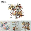 120pcs N Scale 1:87 All Seated Passenger People Sitting Figures 6 Different Poses Passengers Model Train Layout DIY Decoration 1