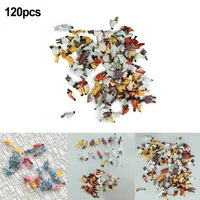 120pcs N Scale 1:87 All Seated Passenger People Sitting Figures 6 Different Poses Passengers Model Train Layout DIY Decoration 1