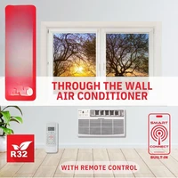 8,000 btu 115V Through-the-Wall Air Conditioner with Remote Control and built in Smart Kit, (Heating and Cooling) 2