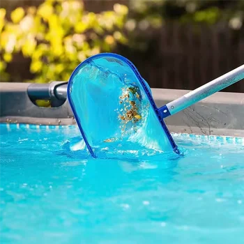 1 pz strumento per piscina per immondizia raccoglitrice di foglie per acque profonde attrezzatura per la pulizia rete da pesca