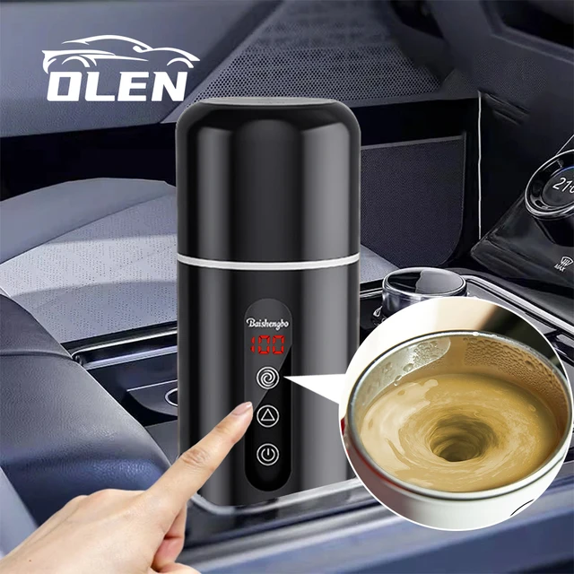 Bouilloire électrique Portable en acier inoxydable, 12V 24V, pour voiture,  chauffe-eau, tasse à café, écran LCD - AliExpress