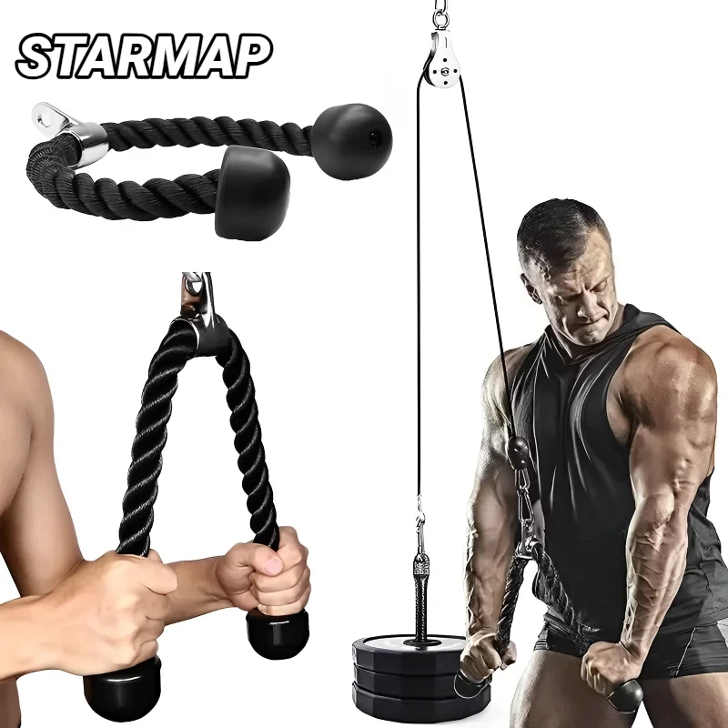 Dual-Head Pull Rope for Biceps & Triceps Training