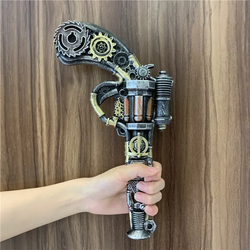 Cosplay Prop 1:1 Revolvers Future Warriors Weapon Coloured Gun Strange Technology Revolvers Cosplay Awakening Magic Sword Safety PU 32cm