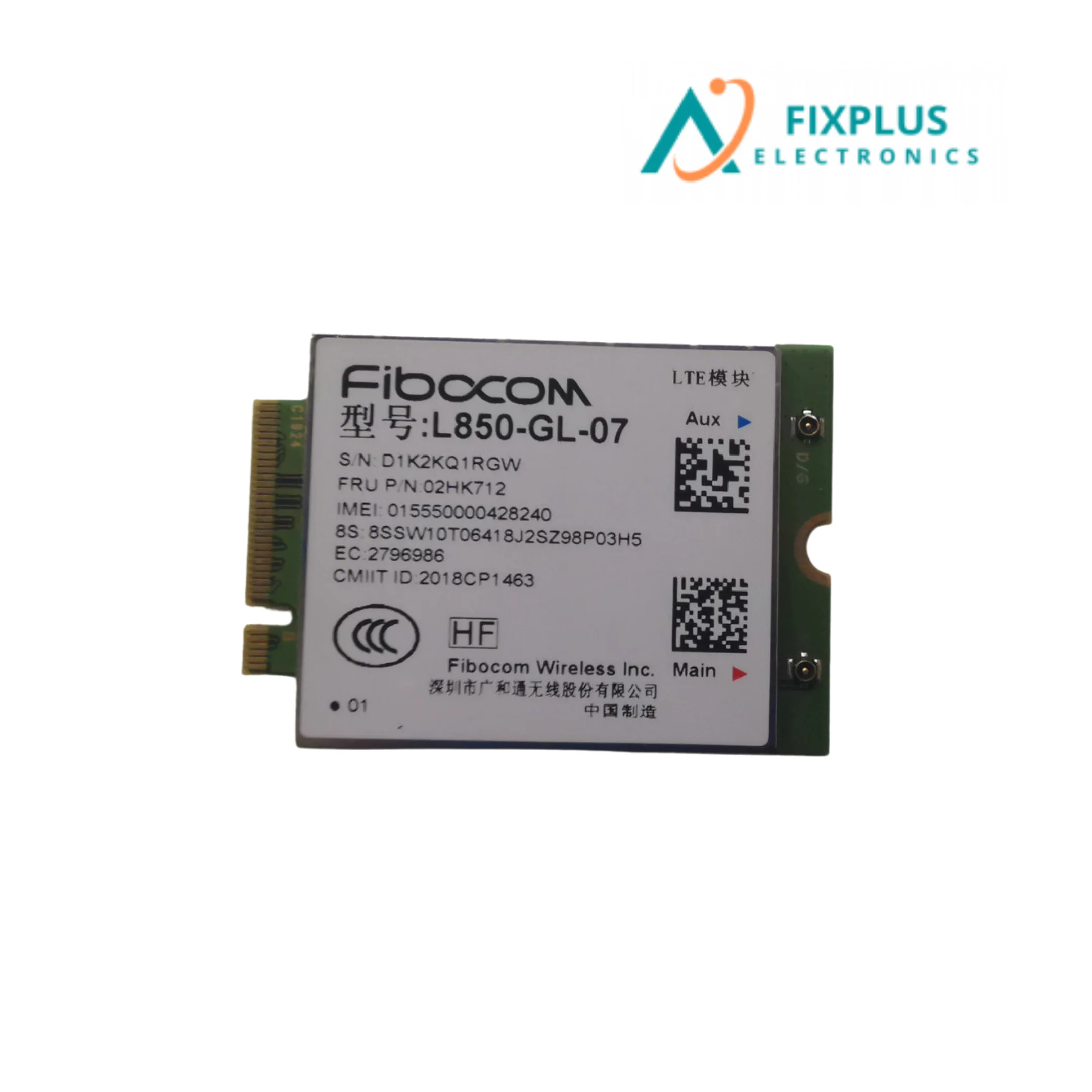 L850GL 4G Wireless M.2 WWAN Card 02HK712