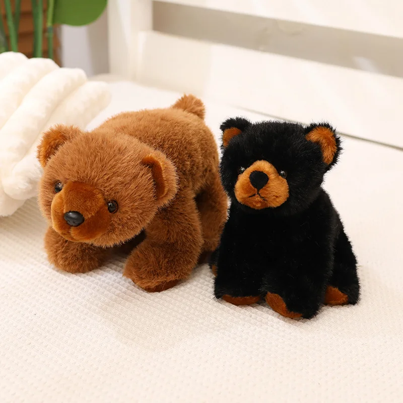 Adorable Kawaii Bear Plush Doll - Cute Furry Toy for Home Decor and Comfort Gift