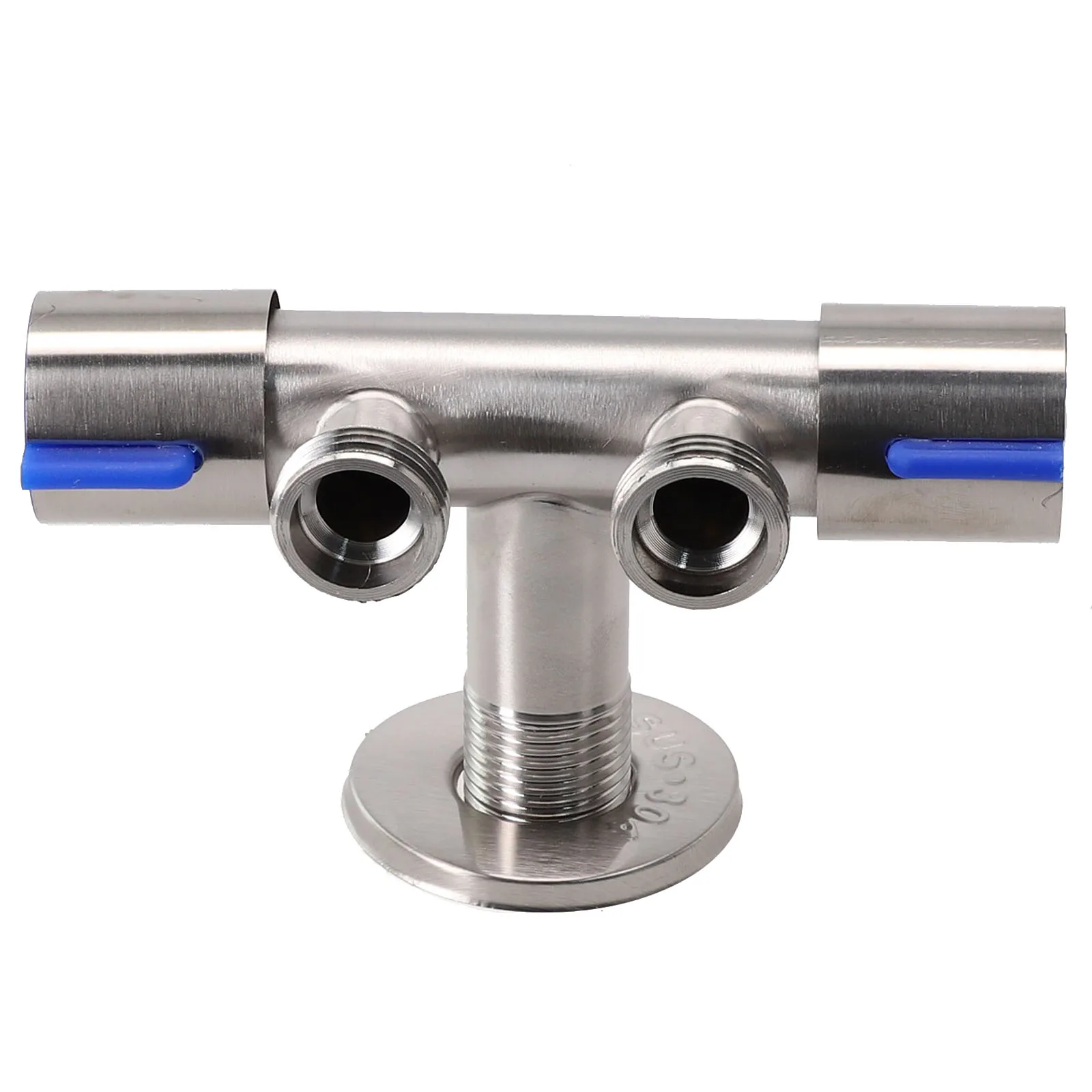 Double Handle Stainless Steel Faucet Cold Water Bathroom Washing Machine Toilet Bidet Faucet Sprayer Shower Self Cleaning 2