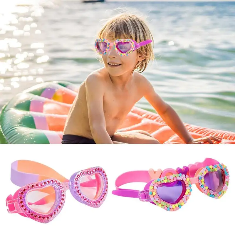 Gafas de natación impermeables para niños, lentes antivaho, a prueba de  niebla, corazón, UV, Entrenamiento de natación, piscina, gafas de buceo, gafas  natacion hombre - AliExpress