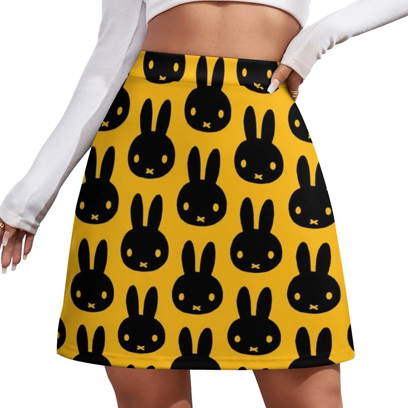 

bunnies everywhere Mini Skirt skirts for womens kawaii clothes mini skirts