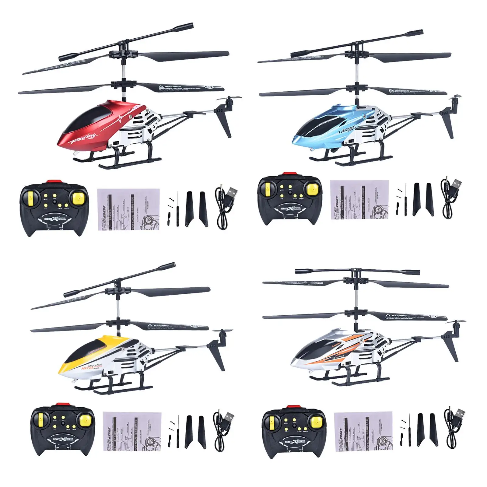 2CH Glider Battery LED Toy Helicopter Toys for Boys RC Helicopter for