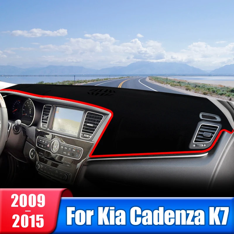 

Чехол для приборной панели автомобиля Kia Cadenza K7 2009 2010 2011 2012 2013 2014 2015, Противоскользящий коврик для приборной панели, аксессуары
