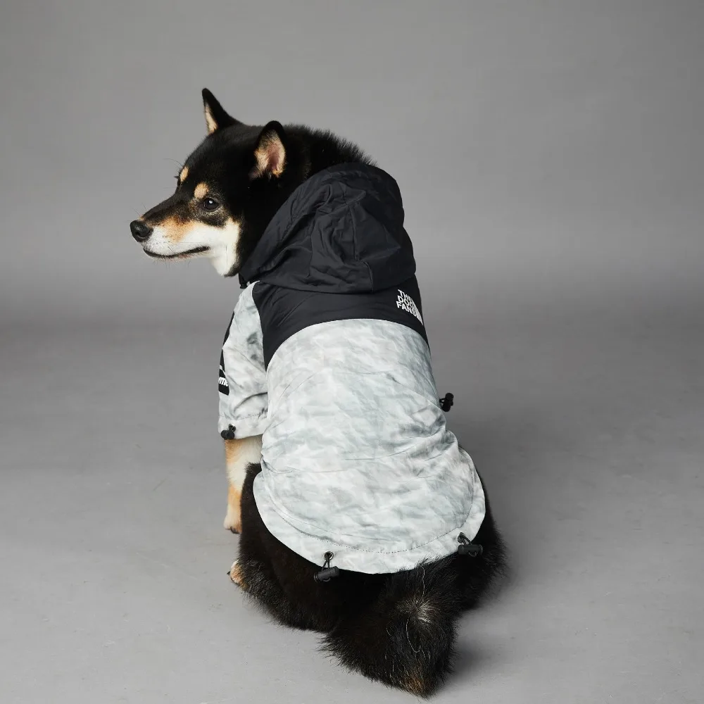 

Windproof and Rainproof Jacket for Large Dog, Trendy Pet Clothing, Dog Costume