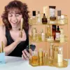Corner Bathroom Counter Organizer Bathroom Countertop Shelf Makeup Storage Holder for Vanity Perfume Tray for Corner Storage 1