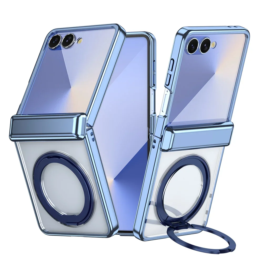 Magsafe Magnetic Transparent Phone Case with Hinge Protection