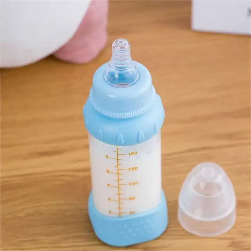1 PC/3Pcs Silicone Standard Neck Soft Teats Nipple Circle Hole Cross Hole Baby Bottles Natural Flow Nipples S/M/L Size Available 4