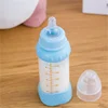 1 PC/3Pcs Silicone Standard Neck Soft Teats Nipple Circle Hole Cross Hole Baby Bottles Natural Flow Nipples S/M/L Size Available 4