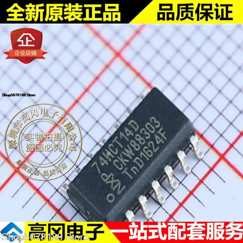 

10pieces 74HCT14D 74HCT14 SOP14 Original New Quick Shipping