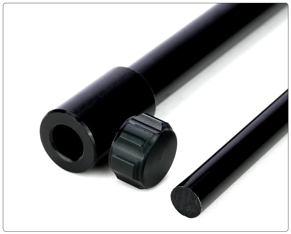 Hirisi Karpfenangeln Aluminium Bank Sticks 25–40 cm und 40–70 cm für Karpfen-Angelruten-Pod-Angelzubehör – Detail 4