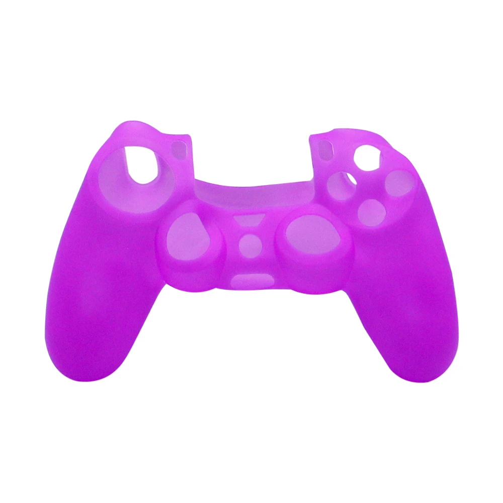 Silicone Case For PS4 Cover Slim Controller Case Video Game Controller Accessory Soft Silicone Flexible Rubber Shell Cover ﻿