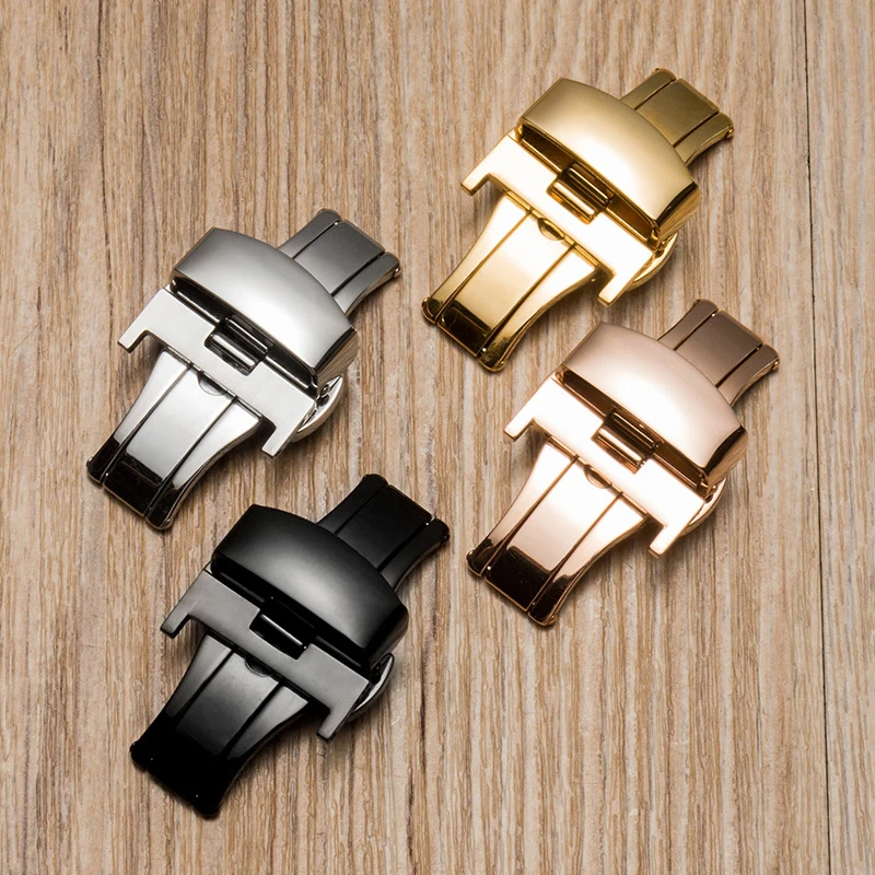 Stainless Steel Butterfly Deployment Buckle with Tool