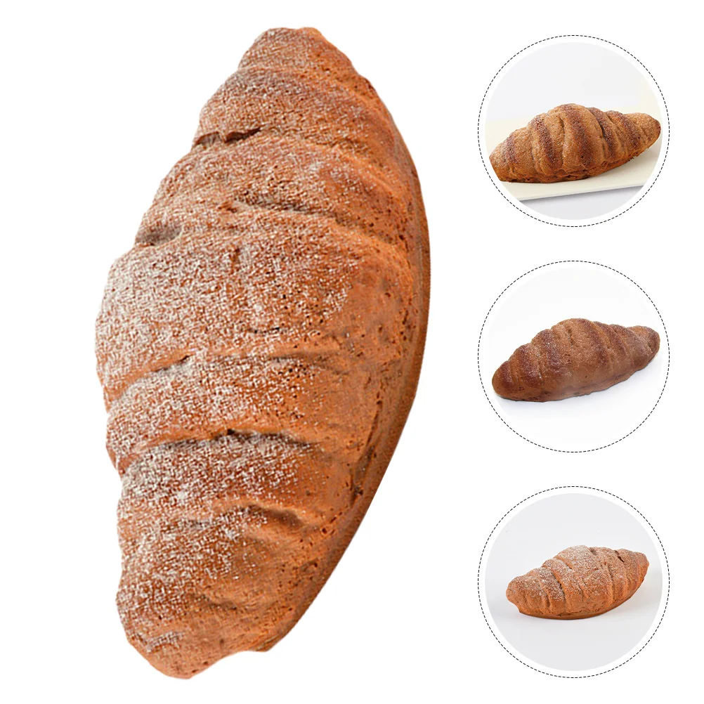 

Artificial Croissant Model PU Fake Bread Simulation Food Model Kitchen Decoration Prop