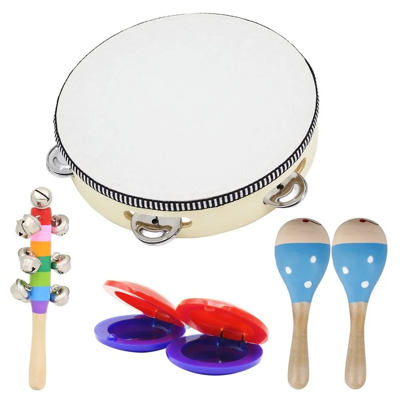 

Orff musical instrument set six sets of early education music musical instrument toy set 6 sets of kindergarten teaching aids