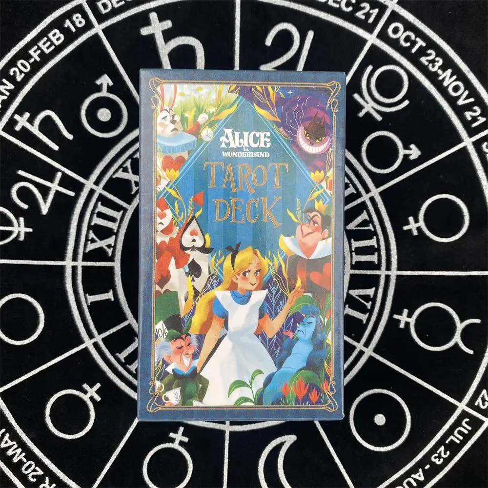 The Witch Tarot Cards Alice In Wonderland Tarot Deck English Tarot Board  Games Divination Fate Home Family Entertainment Games