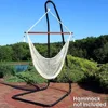 Adjustable Hammock Chair Stand Only - 79-Inch to 93-Inch Tall Hanging Chair Stand - Heavy-Duty 330-Pound Weight Capacity 5