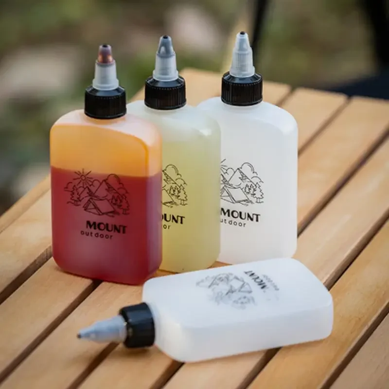 Outdoor Camping Oil Dispenser Bottle 120ml Leakproof Vinegar Jar Squeeze thumbnail 3