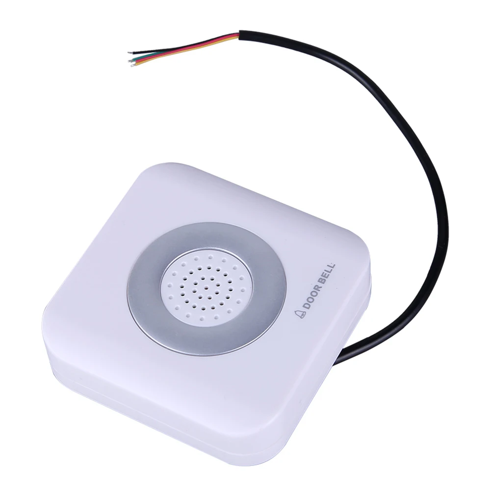 Wired Doorbell Front Door Bell DC12V 20mA Wired Four-Wire Dingdong Electronic Wall-mounted