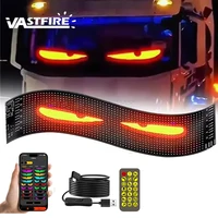 LED Flexible Rolling Advertising Sign Matrix Pixel Panel Car Sign RGB Bluetooth APP Pattern Animation Logo Display Overlength 1