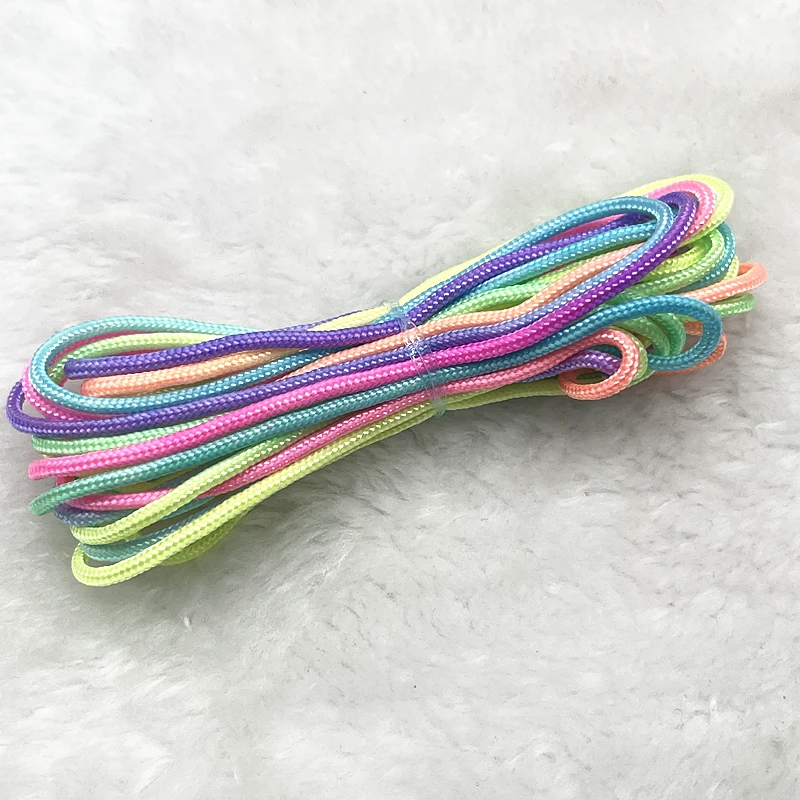 다기능 우산 로프 팔찌 목걸이, 직조 펜던트, 직조 DIY 우산 로프, 로트 당 5 야드, 2mm