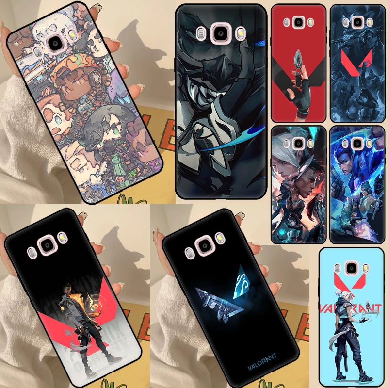 Freddo Valorant Caso Del Gioco Per Samsung Galaxy J8 2018 A3 A5 J1 2016 J3 J5 J7 2017 A6 A7 A8 A9 J4 J6, Più Copertura