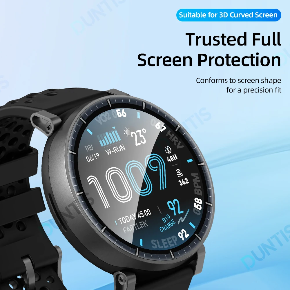 Amazfit Active Max 3D 곡면 스크린 프로텍터용 화면 보호 필름 Ultra-HD 풀 커버리지 보호 필름 액세서리(유리가 아님)