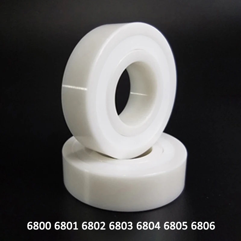 Cerâmica Double-sided Completo Selado Rolamento 6800 6801 6802 6803 6804 6805 68062rs Zircônia de Alta Qualidade Rolamento de Esferas Pcs Zro2